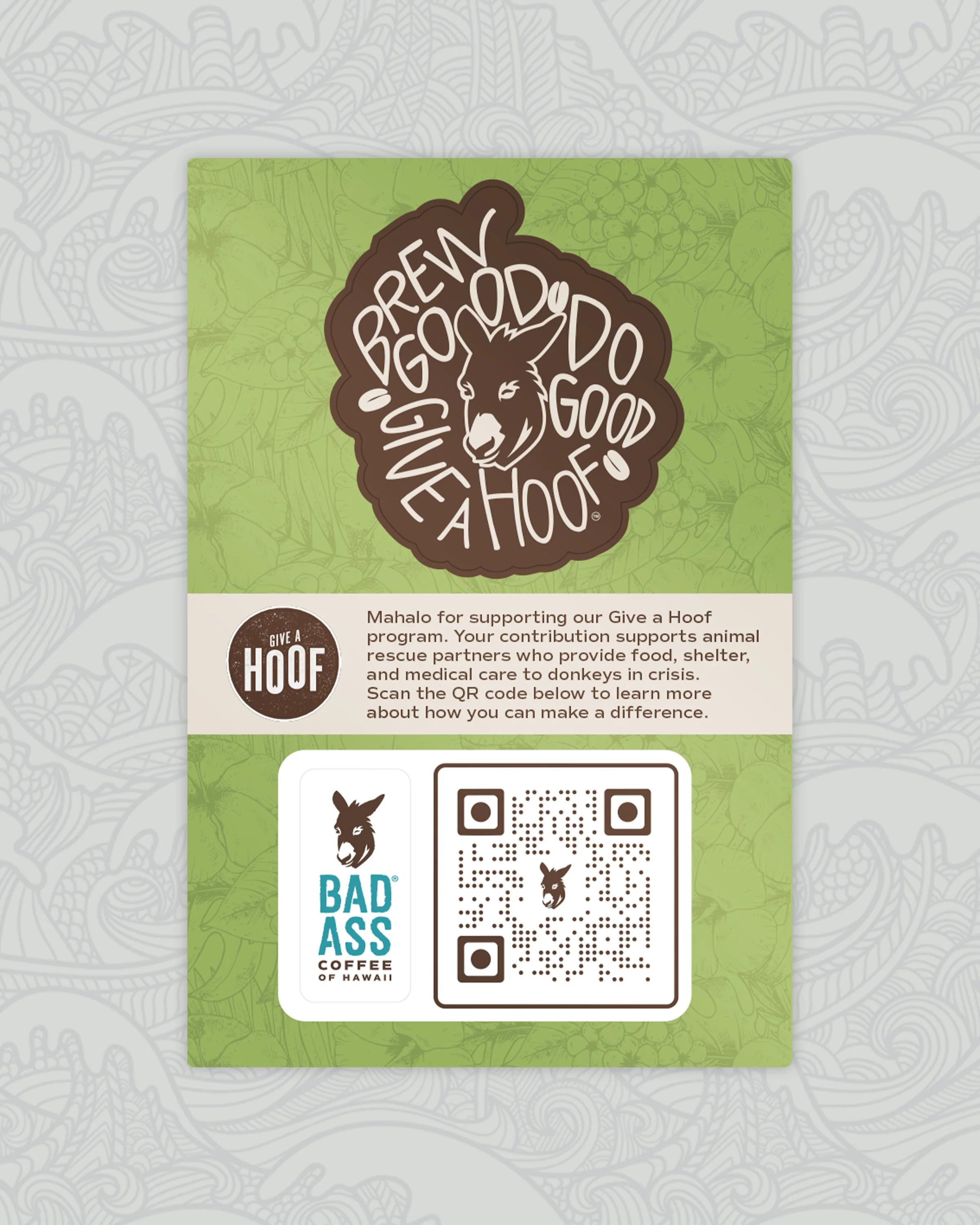 Give a Hoof Sticker